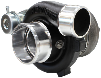 BOOSTED 5447 .86 Turbocharger 495HP, Hi Temp Black Finish   Internal Wastegate, T25 / T28 Inlet Flange, 5-Bolt Exhaust Flange