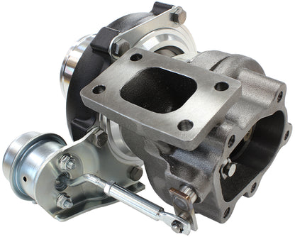 BOOSTED 5447 .86 Turbocharger 495HP, Hi Temp Black Finish   Internal Wastegate, T25 / T28 Inlet Flange, 5-Bolt Exhaust Flange