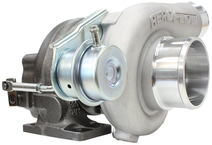 BOOSTED 5447 .86 Turbocharger 495HP, Natural Cast Finish   Internal Wastegate, T25 / T28 Inlet Flange, 5-Bolt Exhaust Flange