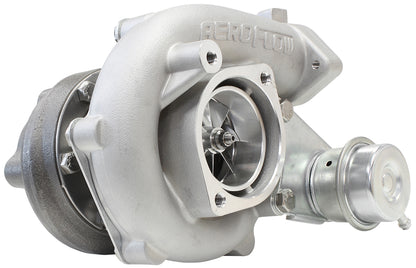 BOOSTED 5447 NISSAN .64 Turbocharger 525HP, Natural Cast Finish   Internal Wastegate, T25 / T28 Inlet Flange, 5-Bolt Exhaust Flange