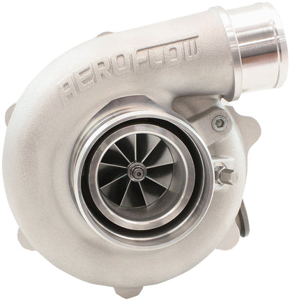 BOOSTED 4849 .72 Turbocharger 550HP, Natural Cast Finish   External Wastegate, V-Band Inlet & Exhaust Flanges