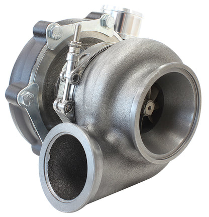 BOOSTED 5449 .72 Turbocharger 660HP, Hi Temp Black Finish   External Wastegate, V-Band Inlet & Exhaust Flanges