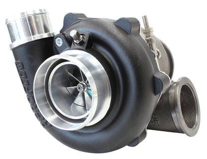 BOOSTED 5449 .72 Turbocharger 660HP, Hi Temp Black Finish   External Wastegate, V-Band Inlet & Exhaust Flanges