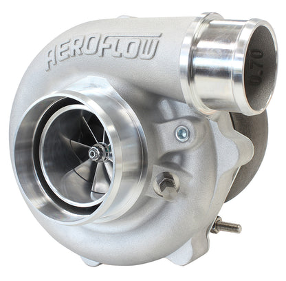 BOOSTED 5449 .72 Turbocharger 660HP, Natural Cast Finish   External Wastegate, V-Band Inlet & Exhaust Flanges