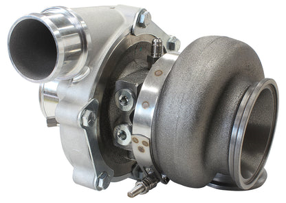 BOOSTED 5449 .72 Turbocharger 660HP, Natural Cast Finish   External Wastegate, V-Band Inlet & Exhaust Flanges