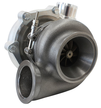 BOOSTED 5449 .72 Turbocharger 660HP, Natural Cast Finish   External Wastegate, V-Band Inlet & Exhaust Flanges