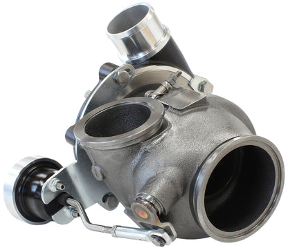 BOOSTED 5449 .72 Turbocharger 660HP, Hi Temp Black Finish   Internal Wastegate, V-Band Inlet & Exhaust Flanges