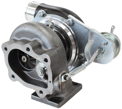 BOOSTED 5047 .64 Turbocharger 550HP, Hi Temp Black Finish   Internal Wastegate, T25 / T28 Inlet Flange, 5-Bolt Exhaust Flange