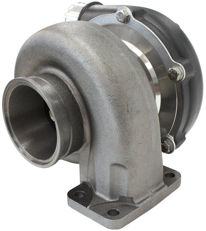 BOOSTED 5455 1.06 Turbocharger 650HP, Hi Temp Black Finish   External Wastegate, T3 Inlet Flange, V-Band Exhaust Flange