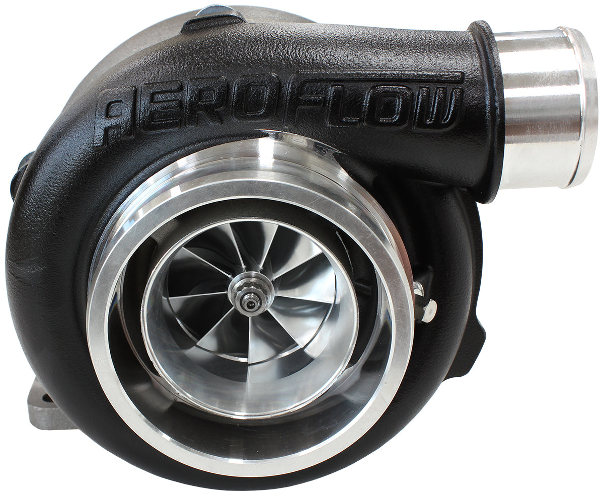 BOOSTED 5855 1.06 Turbocharger 750HP, Hi Temp Black Finish   External Wastegate, T3 Inlet Flange, V-Band Exhaust Flange