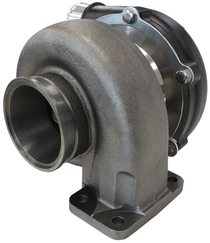 BOOSTED 5855 1.06 Turbocharger 750HP, Hi Temp Black Finish   External Wastegate, T3 Inlet Flange, V-Band Exhaust Flange