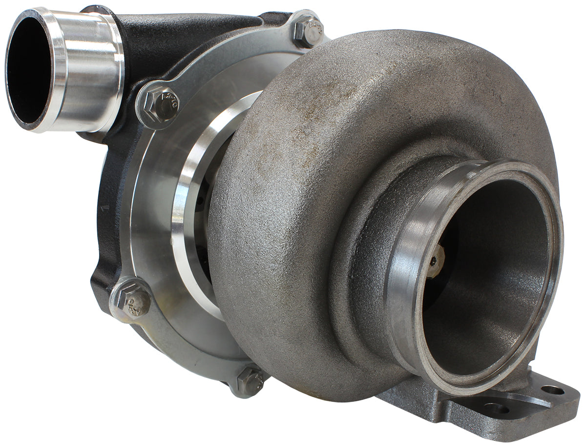 BOOSTED 5855 1.06 Turbocharger 750HP, Hi Temp Black Finish   External Wastegate, T3 Inlet Flange, V-Band Exhaust Flange