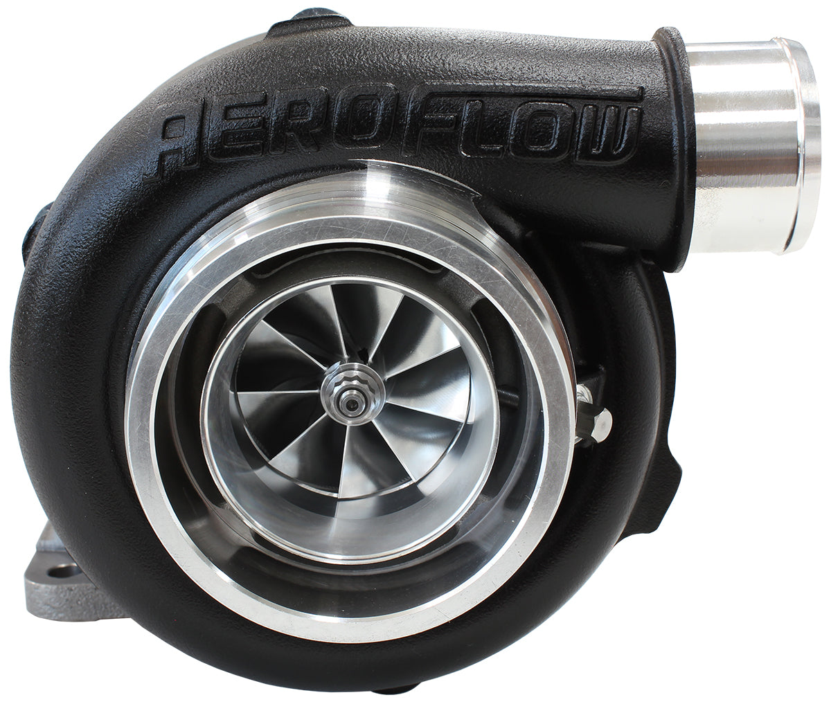 BOOSTED 5862 1.06 Turbocharger 750HP, Hi Temp Black Finish   External Wastegate, T3 Inlet Flange, V-Band Exhaust Flange