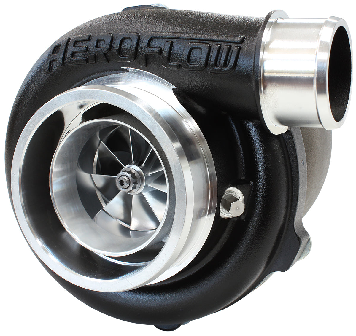 BOOSTED 5862 1.06 Turbocharger 750HP, Hi Temp Black Finish   External Wastegate, T3 Inlet Flange, V-Band Exhaust Flange