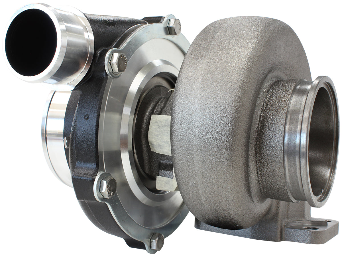 BOOSTED 5862 1.06 Turbocharger 750HP, Hi Temp Black Finish   External Wastegate, T3 Inlet Flange, V-Band Exhaust Flange