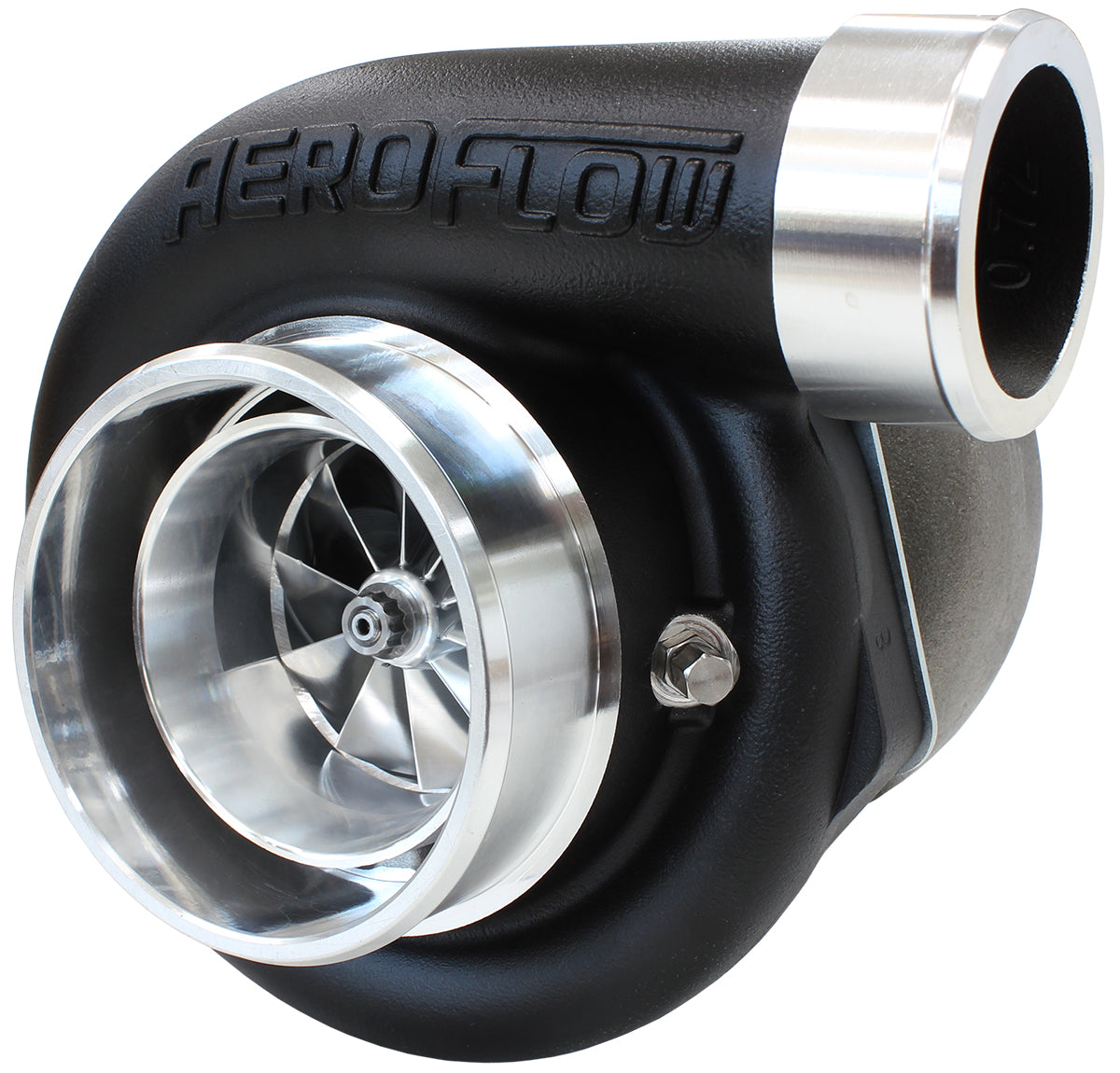 BOOSTED 6662 1.06 Turbocharger 900HP, Hi Temp Black Finish   External Wastegate, T3 Inlet Flange, V-Band Exhaust Flange