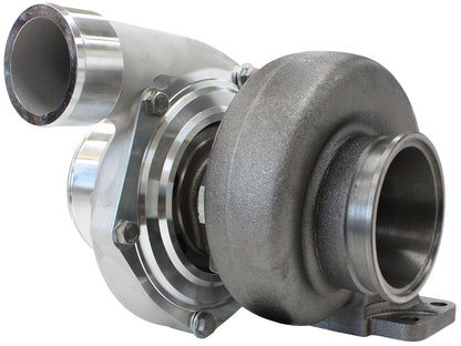 BOOSTED 6662 1.06 Turbocharger 900HP, Natural Cast Finish   External Wastegate, T3 Inlet Flange, V-Band Exhaust Flange
