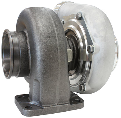 BOOSTED 6662 1.06 Turbocharger 900HP, Natural Cast Finish   External Wastegate, T3 Inlet Flange, V-Band Exhaust Flange