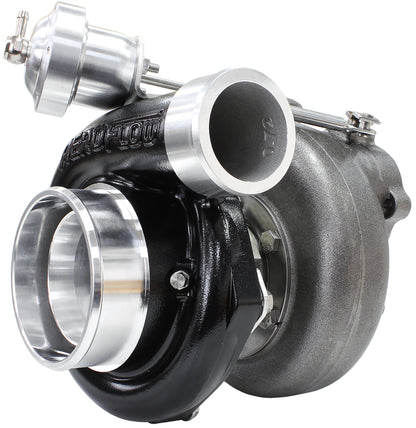 BOOSTED 6762 XR6 1.15 Turbocharger 1000HP, Hi Temp Black Finish   Internal Wastegate, T3 Inlet Flange, BA-BF XR6 5-Bolt Exhaust Flange