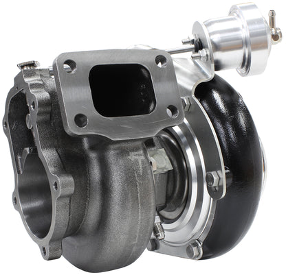 BOOSTED 6762 XR6 1.15 Turbocharger 1000HP, Hi Temp Black Finish   Internal Wastegate, T3 Inlet Flange, BA-BF XR6 5-Bolt Exhaust Flange