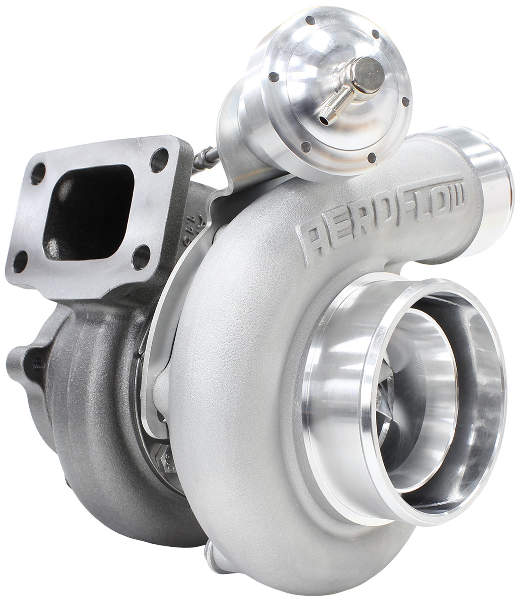 BOOSTED 6762 XR6 1.15 Turbocharger 1000HP, Natural Cast Finish   Internal Wastegate, T3 Inlet Flange, BA-BF XR6 5-Bolt Exhaust Flange