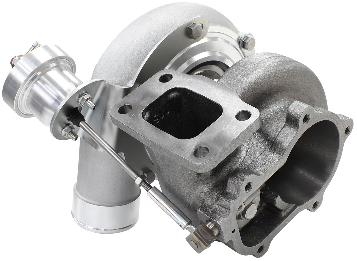 BOOSTED 6762 XR6 1.15 Turbocharger 1000HP, Natural Cast Finish   Internal Wastegate, T3 Inlet Flange, BA-BF XR6 5-Bolt Exhaust Flange