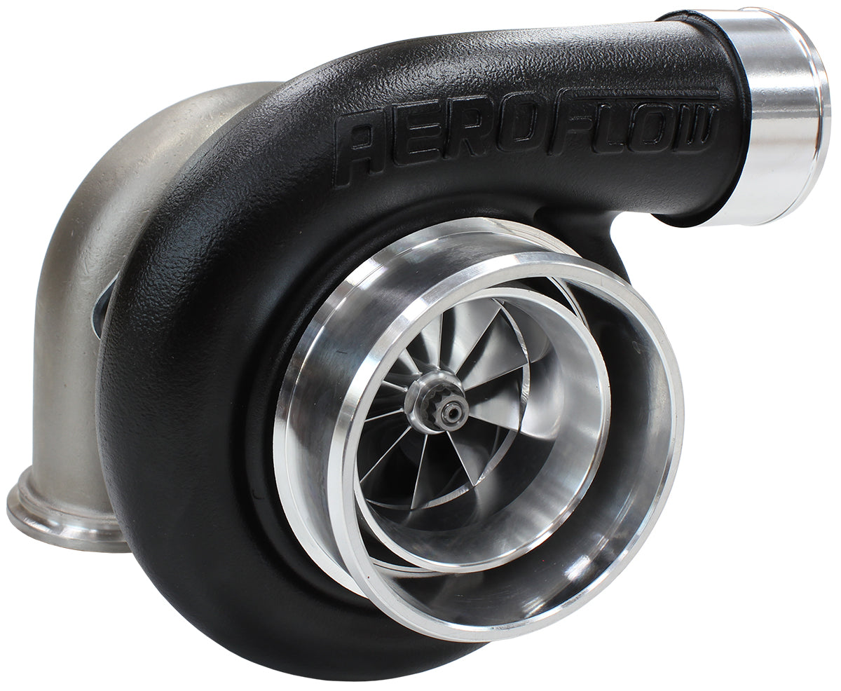 BOOSTED 6662 V-Band .82 Turbocharger 900HP, Hi Temp Black Finish   External Wastegate, V-Band Inlet & Exhaust Flanges
