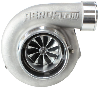 BOOSTED 6762 V-Band 1.21 Turbocharger 950HP, Natural Cast Finish   External Wastegate, V-Band Inlet & Exhaust Flanges