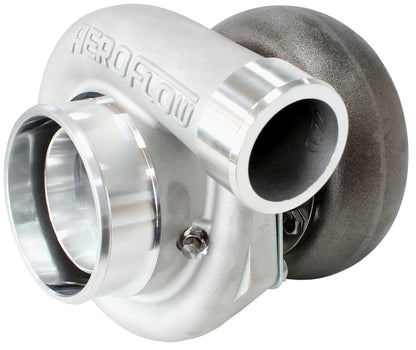 BOOSTED 6762 V-Band 1.21 Turbocharger 950HP, Natural Cast Finish   External Wastegate, V-Band Inlet & Exhaust Flanges