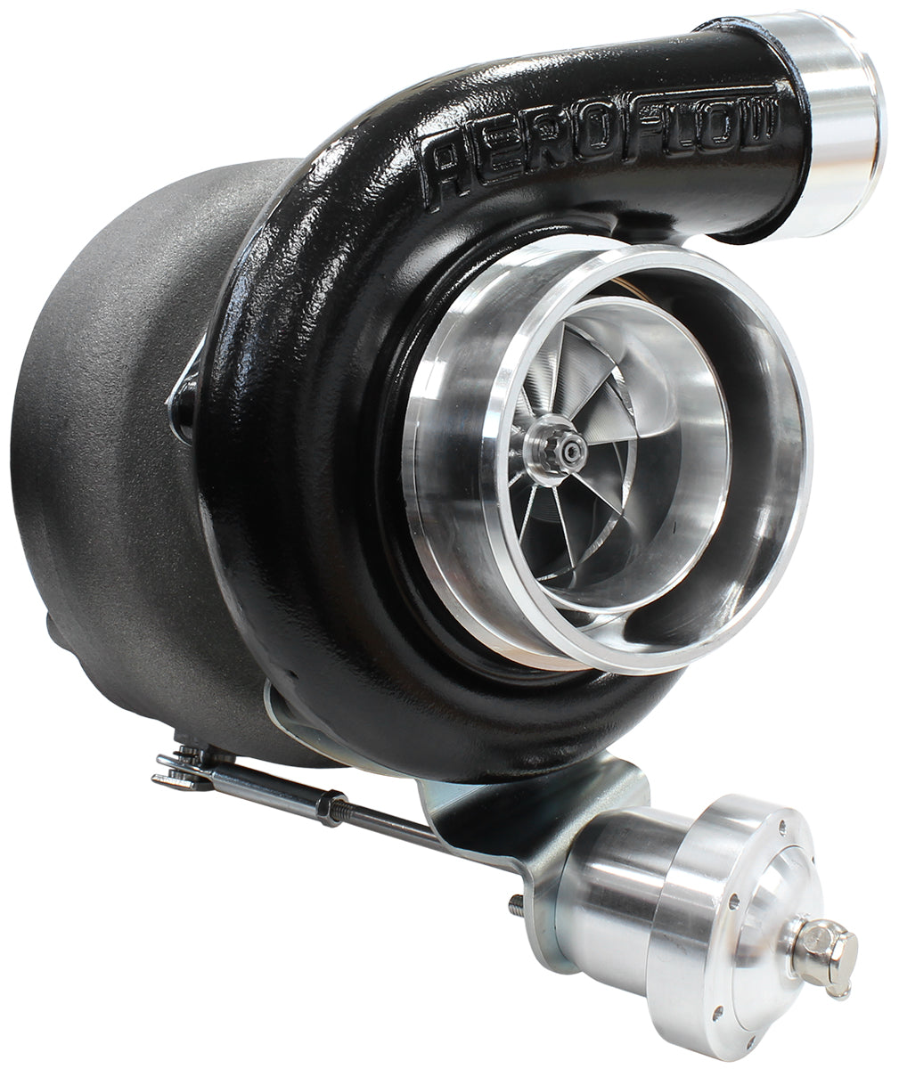 BOOSTED 6762 XR6 1.15 Turbocharger 1000HP, Hi Temp Black Finish   Internal Wastegate, T3 Inlet Flange, FG XR6 5-Bolt Exhaust Flange