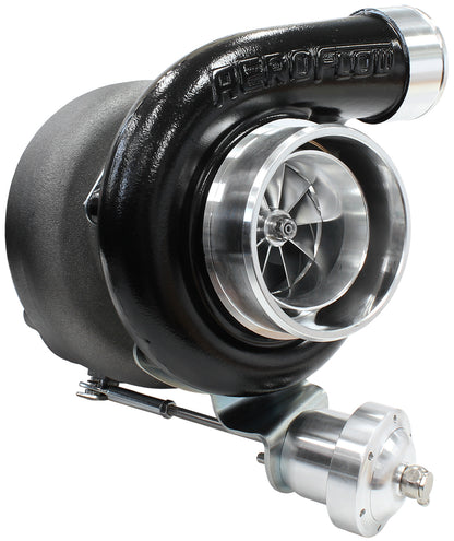 BOOSTED 6762 XR6 1.15 Turbocharger 1000HP, Hi Temp Black Finish   Internal Wastegate, T3 Inlet Flange, FG XR6 5-Bolt Exhaust Flange