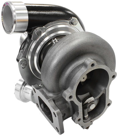 BOOSTED 6762 XR6 1.15 Turbocharger 1000HP, Hi Temp Black Finish   Internal Wastegate, T3 Inlet Flange, FG XR6 5-Bolt Exhaust Flange