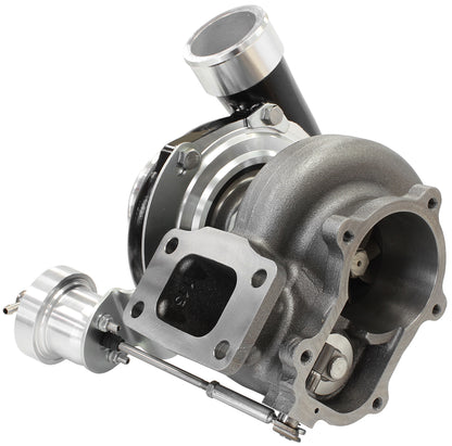 BOOSTED 6762 XR6 1.15 Turbocharger 1000HP, Hi Temp Black Finish   Internal Wastegate, T3 Inlet Flange, FG XR6 5-Bolt Exhaust Flange