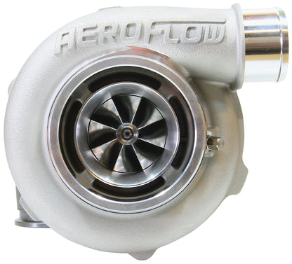 BOOSTED 5455 V-Band 1.01 Turbocharger 650HP, Natural Cast Finish   External Wastegate, V-Band Inlet & Exhaust Flanges