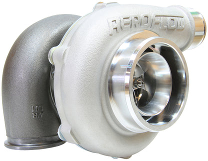 BOOSTED 5455 V-Band 1.01 Turbocharger 650HP, Natural Cast Finish   External Wastegate, V-Band Inlet & Exhaust Flanges