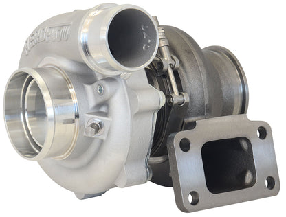 BOOSTED B5455 .61 Turbocharger 660HP, Natural Cast Finish   External Wastegate, T3 Inlet Flange, V-Band Exhaust Flange
