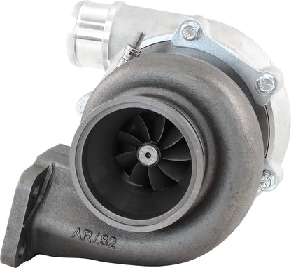 BOOSTED B5455 .82 Turbocharger 660HP, Natural Cast Finish   External Wastegate, T3 Inlet Flange, V-Band Exhaust Flange