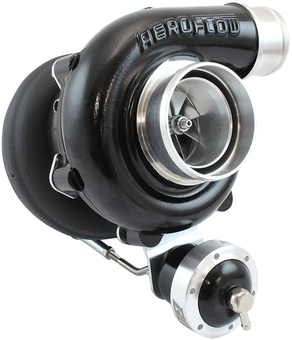 BOOSTED B5455 .92 Turbocharger 660HP, Hi Temp Black Finish   Internal Wastegate, V-Band Inlet & Exhaust Flanges