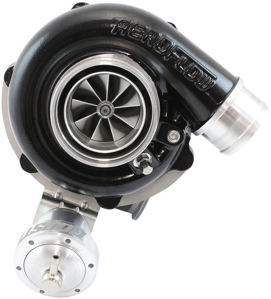 BOOSTED B5455 1.01 Turbocharger 660HP, Hi Temp Black Finish   Internal Wastegate, V-Band Inlet & Exhaust Flanges