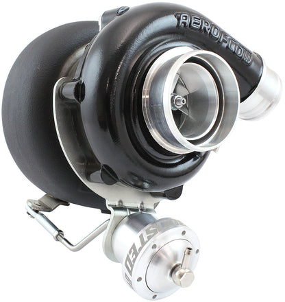 BOOSTED B5455 1.01 Turbocharger 660HP, Hi Temp Black Finish   Internal Wastegate, V-Band Inlet & Exhaust Flanges