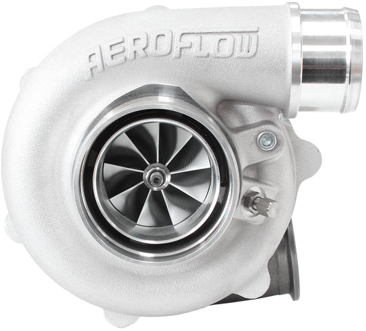 BOOSTED B5455 1.01 Turbocharger 660HP, Natural Cast Finish   External Wastegate, V-Band Inlet & Exhaust Flanges