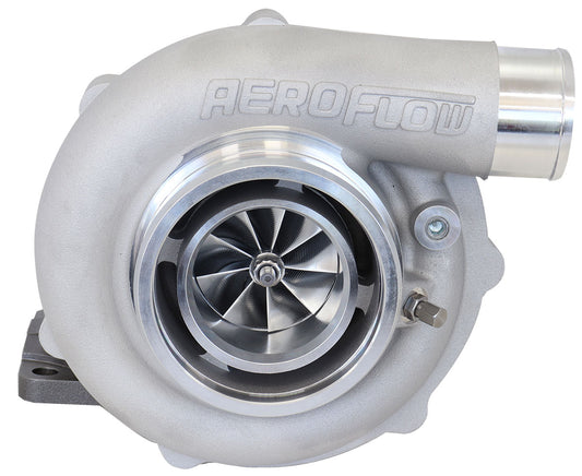 BOOSTED B5855 .61 Turbocharger 770HP, Natural Cast Finish   External Wastegate, T3 Inlet Flange, V-Band Exhaust Flange