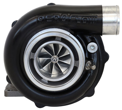 BOOSTED B5855 .61 Turbocharger 770HP, Hi Temp Black Finish   External Wastegate, T3 Inlet Flange, V-Band Exhaust Flange