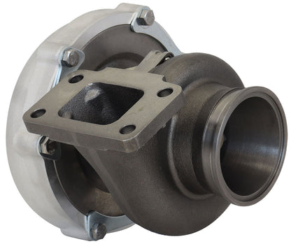 BOOSTED B5855 .61 Turbocharger 770HP, Natural Cast Finish   External Wastegate, T3 Inlet Flange, V-Band Exhaust Flange