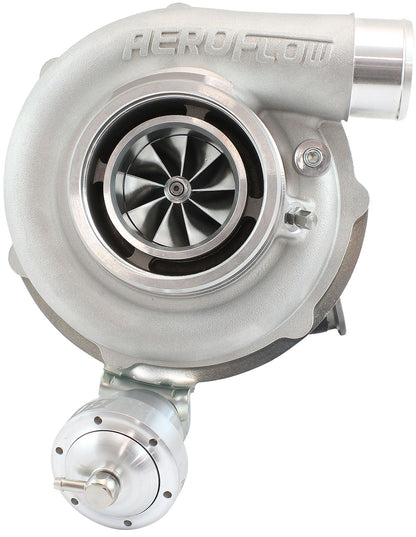 BOOSTED B5855 .92 Turbocharger 770HP, Natural Cast Finish   Internal Wastegate, V-Band Inlet & Exhaust Flanges