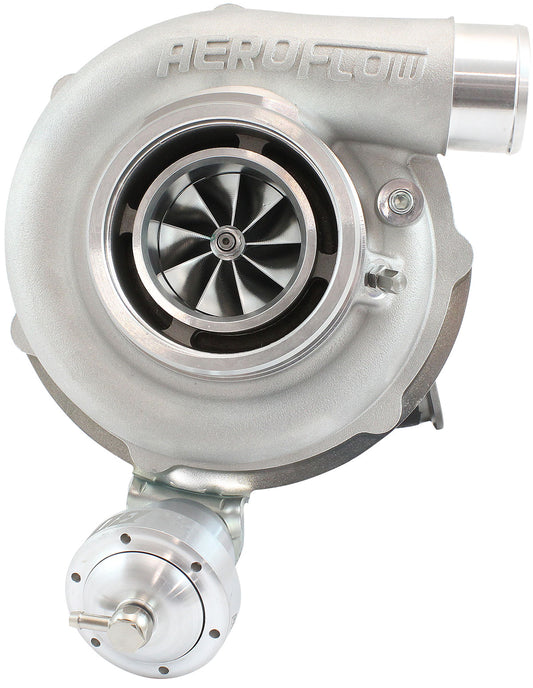 BOOSTED B5855 .92 Turbocharger 770HP, Natural Cast Finish   Internal Wastegate, V-Band Inlet & Exhaust Flanges