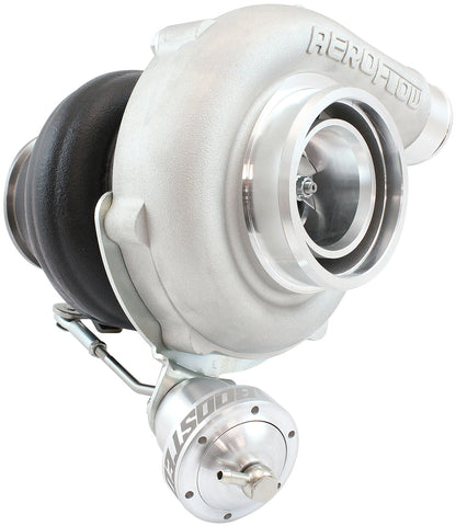 BOOSTED B5855 .92 Turbocharger 770HP, Natural Cast Finish   Internal Wastegate, V-Band Inlet & Exhaust Flanges