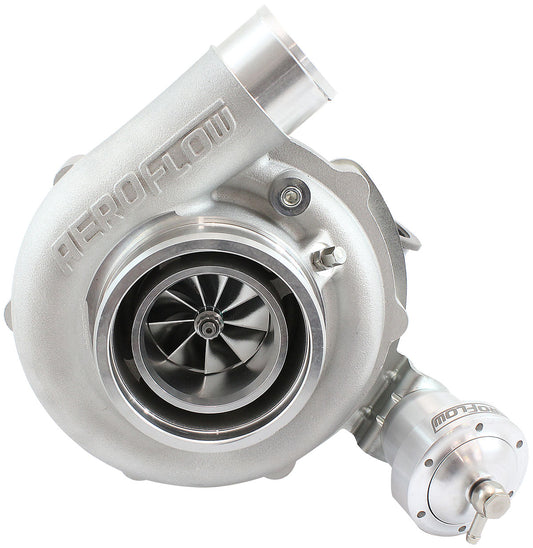 BOOSTED B5855 1.01 Turbocharger 770HP, Natural Cast Finish   Internal Wastegate, V-Band Inlet & Exhaust Flanges