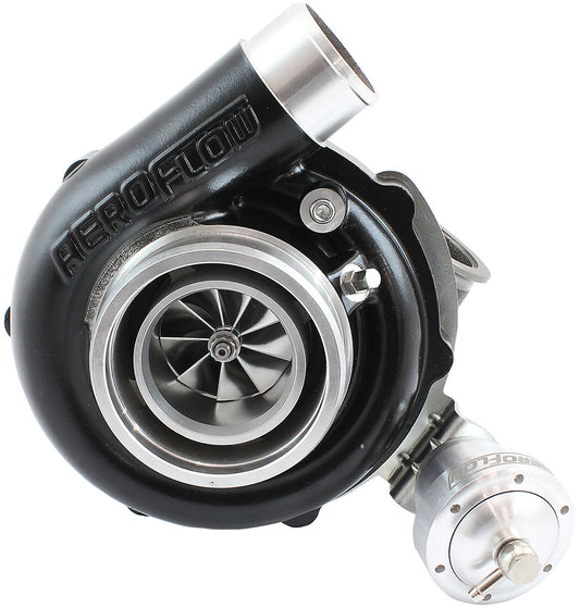 BOOSTED B5855 1.01 Turbocharger 770HP, Hi Temp Black Finish   Internal Wastegate, V-Band Inlet & Exhaust Flanges