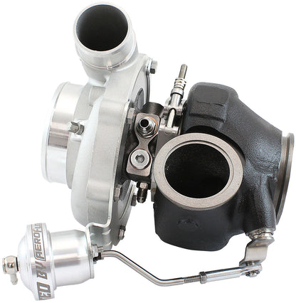 BOOSTED B5855 1.01 Turbocharger 770HP, Natural Cast Finish   Internal Wastegate, V-Band Inlet & Exhaust Flanges